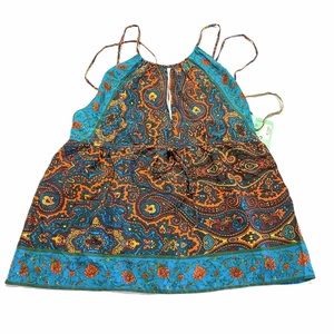 Plenty by Tracy Reese Silk Paisley Halter Top